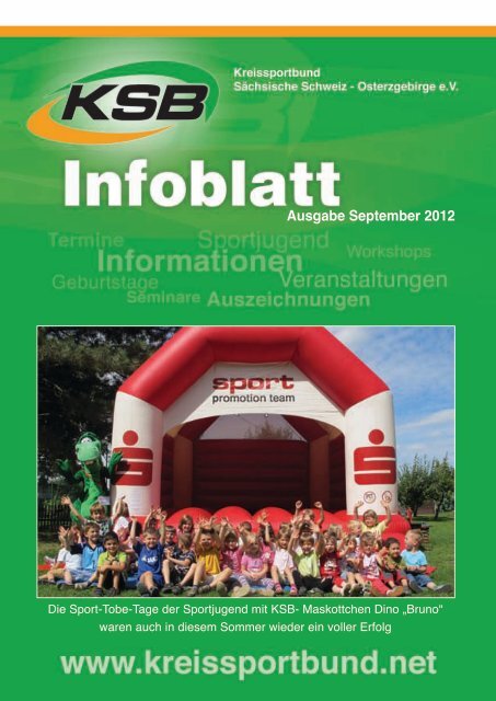 Ausgabe September 2012 - Kreissportbund SÃ¤chsische Schweiz ...