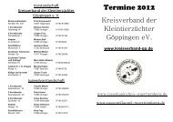 2012_Termine Faltblatt - Kreisverband der Kleintierzüchter ...