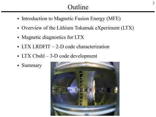 Magnetic Diagnostics for Equilibrium Reconstructions in the ...