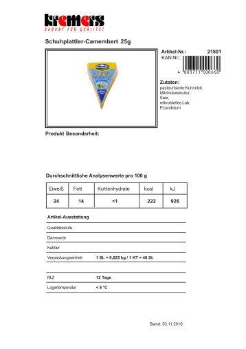 Schuhplattler-Camembert 25g