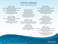 COFFEE BREAK - Atlantis