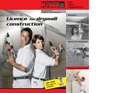 Licence for drywall construction - Kress