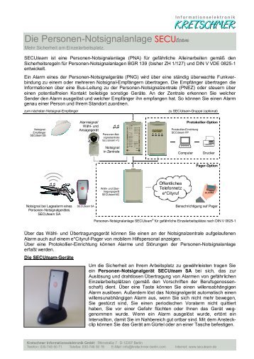 SECUteam PNA - KRETSCHMER Informationselektronik GmbH