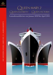 Cunard - Kreuzfahren.ch