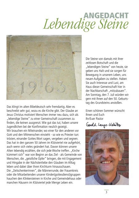 Gemeindebrief Ausgabe 3/2013 - Ev.-Luth. Kirchengemeinde .Zum ...