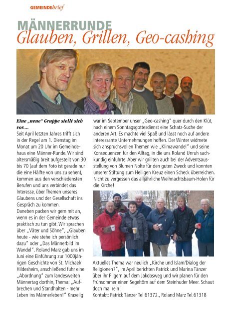 Gemeindebrief Ausgabe 2/2011 - Ev.-Luth. Kirchengemeinde .Zum ...