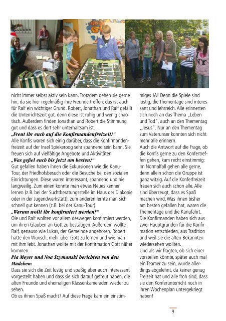 Gemeindebrief Ausgabe 2/2011 - Ev.-Luth. Kirchengemeinde .Zum ...