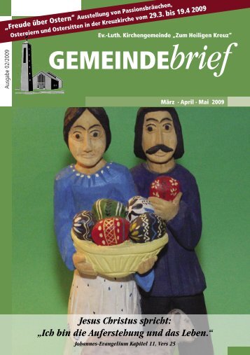 Gemeindebrief Ausgabe 2/2009 - Ev.-Luth. Kirchengemeinde .Zum ...
