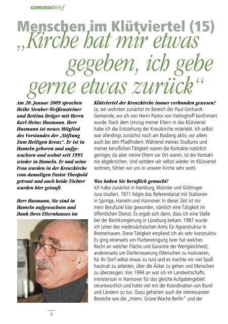 Gemeindebrief Ausgabe 2/2009 - Ev.-Luth. Kirchengemeinde .Zum ...