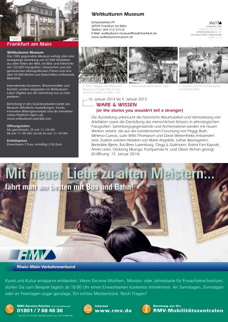 BroschÃ¼re zum Download - KulturRegion Frankfurt RheinMain