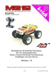70924 Krick Alu Spinner 2 Blatt Ø 64mm 2.5in
