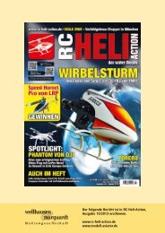 Testbericht aus der RC Heli Action 10/2013 als PDF Datei - Krick