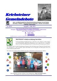 Gemeindebote Ausgabe 1. Mai 2013 - Gemeinde Kriebstein