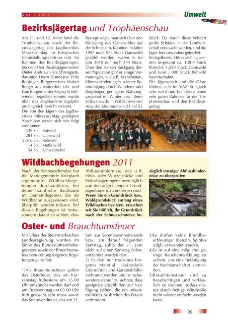 1. Folge / April 2011 - Gemeinde Krieglach