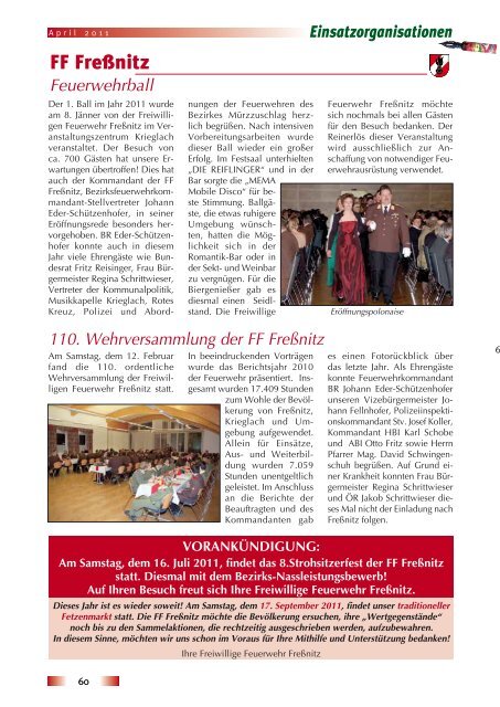 1. Folge / April 2011 - Gemeinde Krieglach