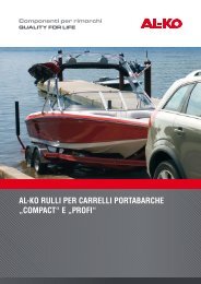 AL-KO RULLI PER CARRELLI PORTABARCHE „COMPACT“ E ...