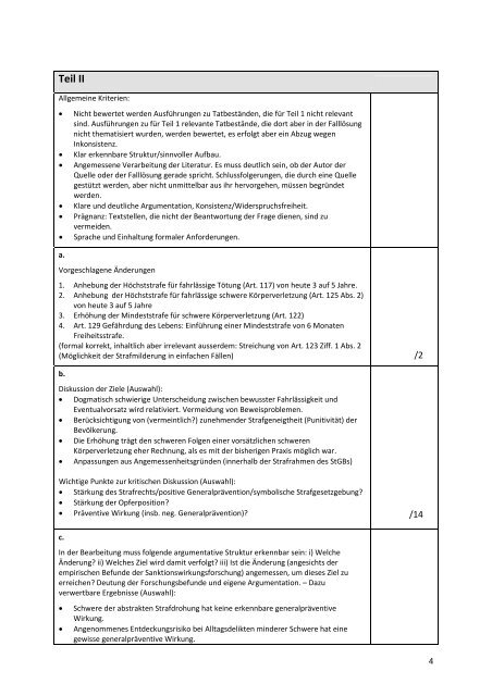 RepetitionsprÃ¼fung Strafrecht Allgemeiner Teil vom 23