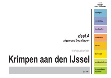 Welstandsnota - Gemeente Krimpen aan den IJssel