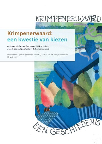 Krimpenerwaard: een kwestie van kiezen - Provincie Zuid-Holland