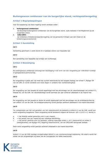 Buitengewoon ambtenaar van de burgerlijke stand ...