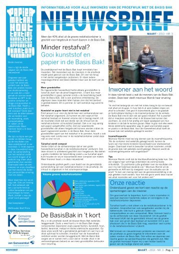 Nieuwsbrief 3 - Gemeente Krimpen aan den IJssel