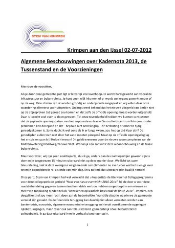 SvK - Gemeente Krimpen aan den IJssel
