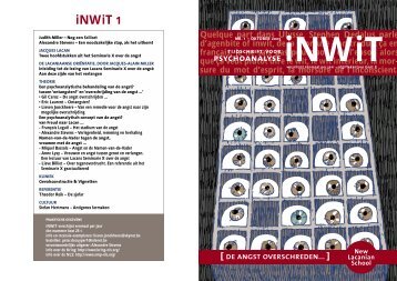 iNWiT 1 flyer.pdf - Psychoanalyse Lacan - Freud