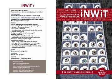 iNWiT 1 flyer.pdf - Psychoanalyse Lacan - Freud