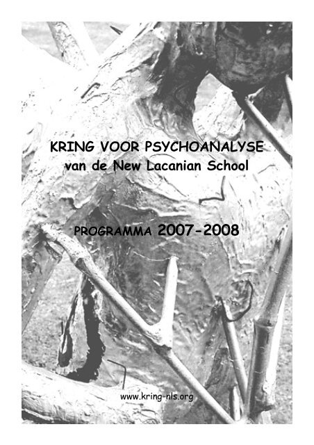 2007-2008 brochure.pdf - Psychoanalyse Lacan - Freud | NLS Kring ...