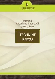 Macadamia techninÄ knyga - Krinona