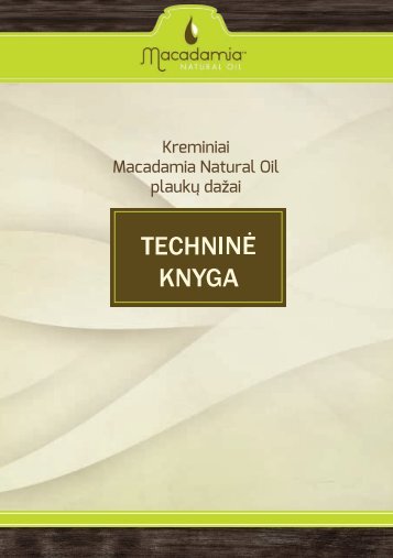 Macadamia techninÄ knyga - Krinona