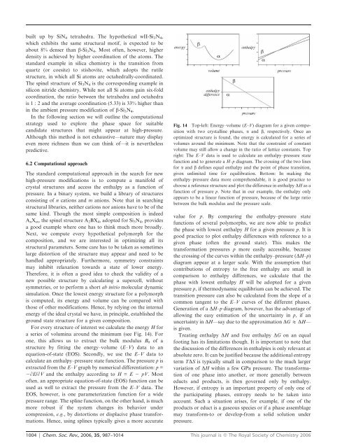 High-pressure chemistry of nitride-based materials