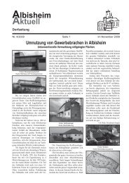 Ausgabe 4 - Ortsgemeinde Albisheim