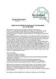 Rede Dorothea Kerschgens - Dachverband der kritischen ...