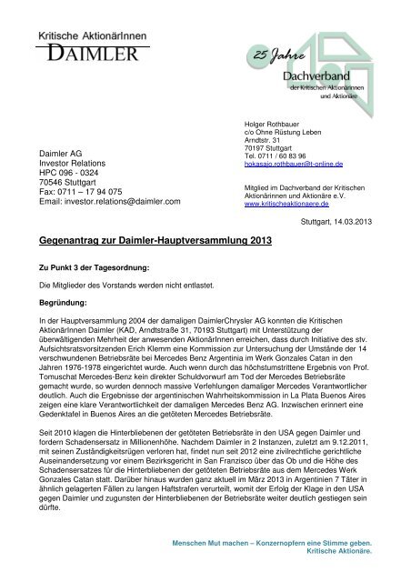 Gegenantrag Holger Rothbauer - Dachverband der kritischen ...