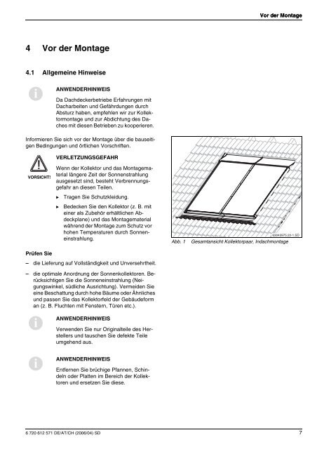 i ANWENDERHINWEIS - Kritsch Haustechnik GmbH