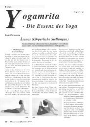 Artikel in Wassermann (Wendezeit) 5/98 - Teil 4 - Kriya Yoga