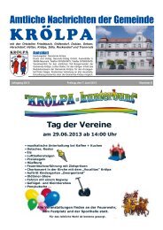 Juni 2013 - Gemeinde KrÃ¶lpa