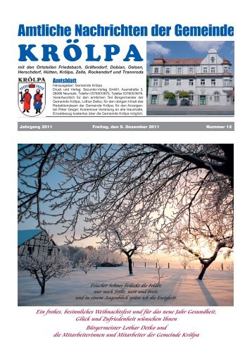 Dezember 2011 - Gemeinde KrÃ¶lpa