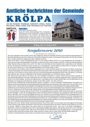 Januar 2010 - Gemeinde KrÃ¶lpa