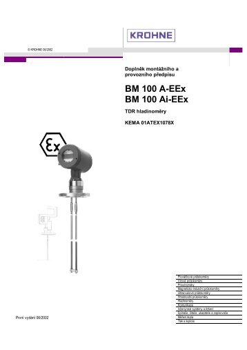 BM 100 A-EEx BM 100 Ai-EEx