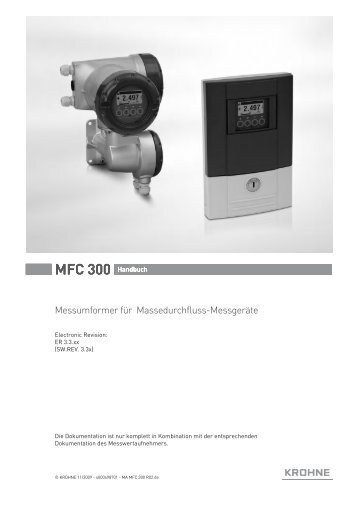 MFC 300 Handbuch