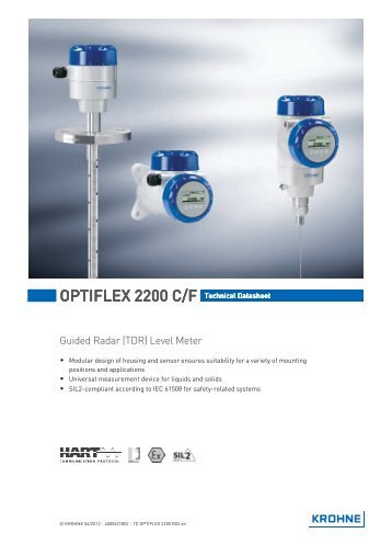 OPTIFLEX 2200 C/F - Close advertisement and go to pcne.eu