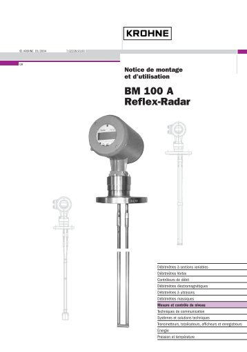 BM 100 A Reflex-Radar