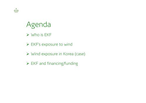 EKF wind power financing- Case: Korea - Kromann Reumert