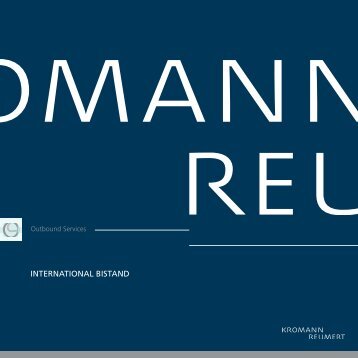 INTERNATIONAL BISTAND - Kromann Reumert