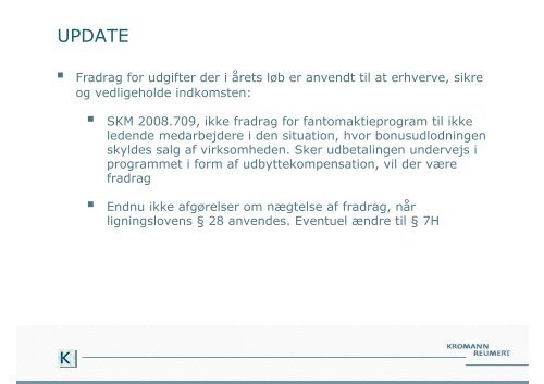 AKTIELÃNSSEMINAR - Kromann Reumert