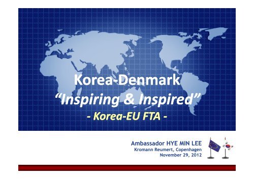 Korea-Denmark - Kromann Reumert