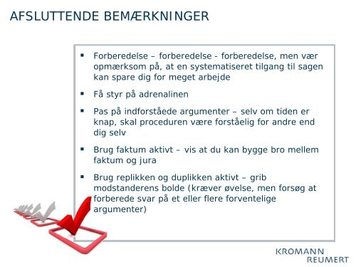 PROCEDURE - Kromann Reumert