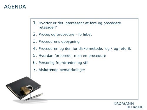 PROCEDURE - Kromann Reumert